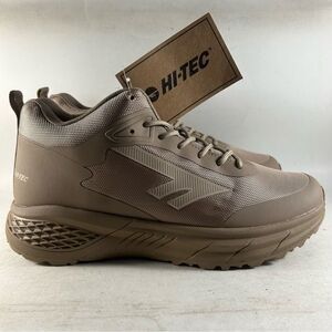 HI-TEC Traveler Men’s Hiking Shoes Lace Up High Top Sneakers Brown Size 10.5